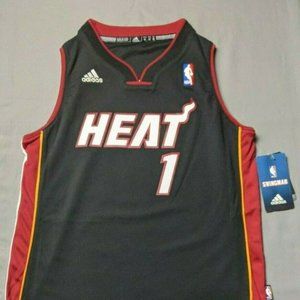 adidas NBA Miami Heat Chris Bosh #1 Youth Jersey